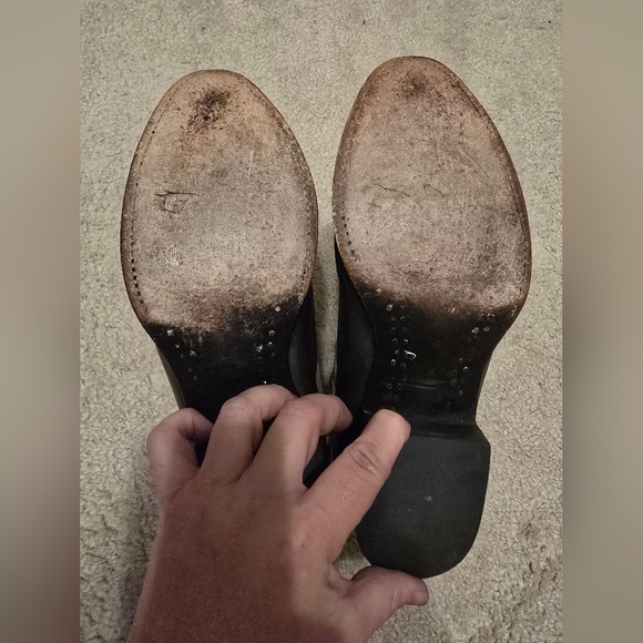 Women's Black and Brown Ankle Boots - Picture 9 of 11